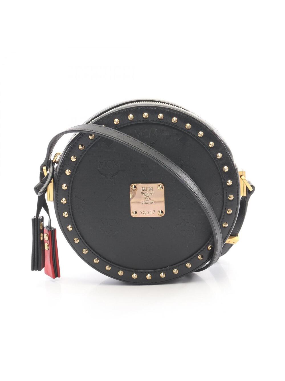 Mcm Visetos Circle Crossbody Shoulder #281932M40B